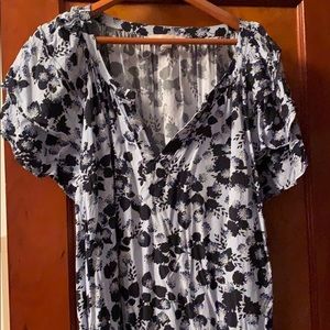 Loft Flutter Sleeve Dress